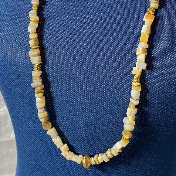 COPY - Natural Agate stone with chain linked necklace, 34" - Picture 7 of 8
